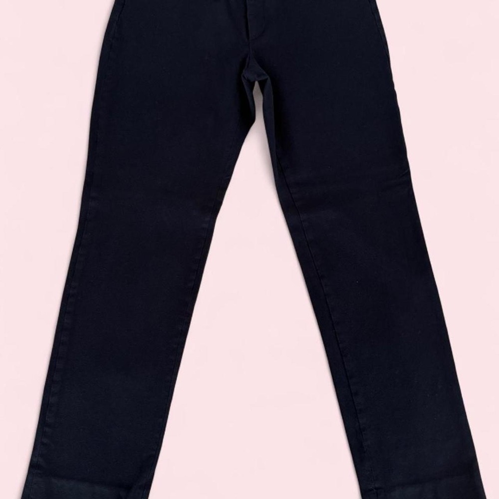 Banana Republic Sloan trousers, slightly stretchy, navy blue straight crop 12L